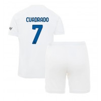 Inter Milan Juan Cuadrado #7 Gostujuci Dres za djecu 2023-24 Kratak Rukav (+ Kratke hlače)